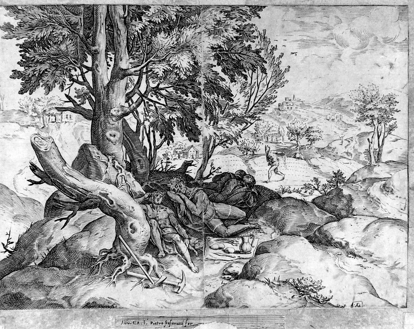 Parabola del buon samaritano - Collezione Remondini. Bassano del Grappa. Vicenza